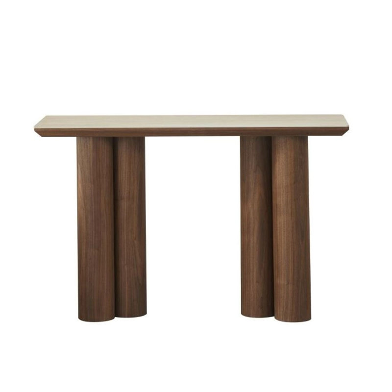 Reyli Stone Top Console Table