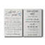 Guide to Self Care - Ensemble 2 pièces d'art textuel sur toile-1055919217-1055919222