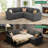 Anureet Latitude Run® Modular Sleeper Sectional L Shaped Couch Sofa Bed With Storage Seat-1469494869