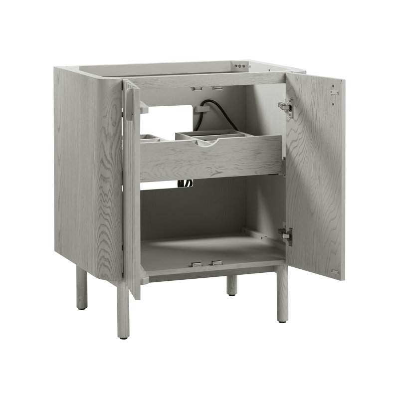 Blakely 30'' W Single Bathroom Vanity Base, Gray