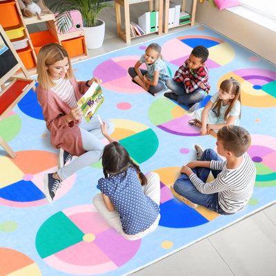 Classroom Rug Elementary Classroom Carpet for Sitting Playing and Learning