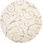 Tapis à motif floral crème à poil long Deanna-1237722178