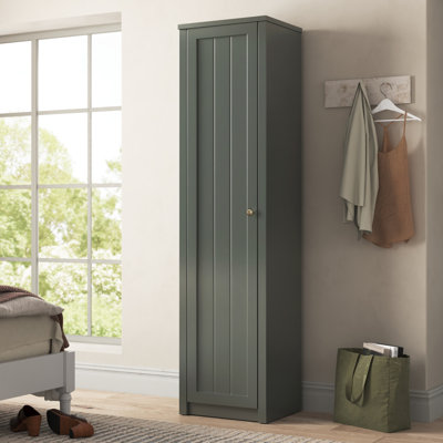 Rhode 1 Door Manufactured Wood Wardrobe