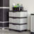 Freestanding Plastic 3-Drawer Storage Unit-701494768