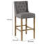 Tabouret de bar en bois massif Barson-1300450389