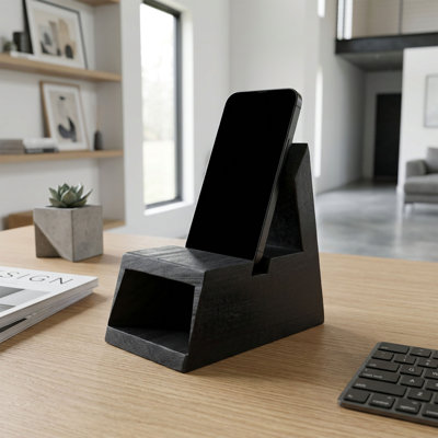 Rayne Sound Enhancing Cell Phone Holder Poplar