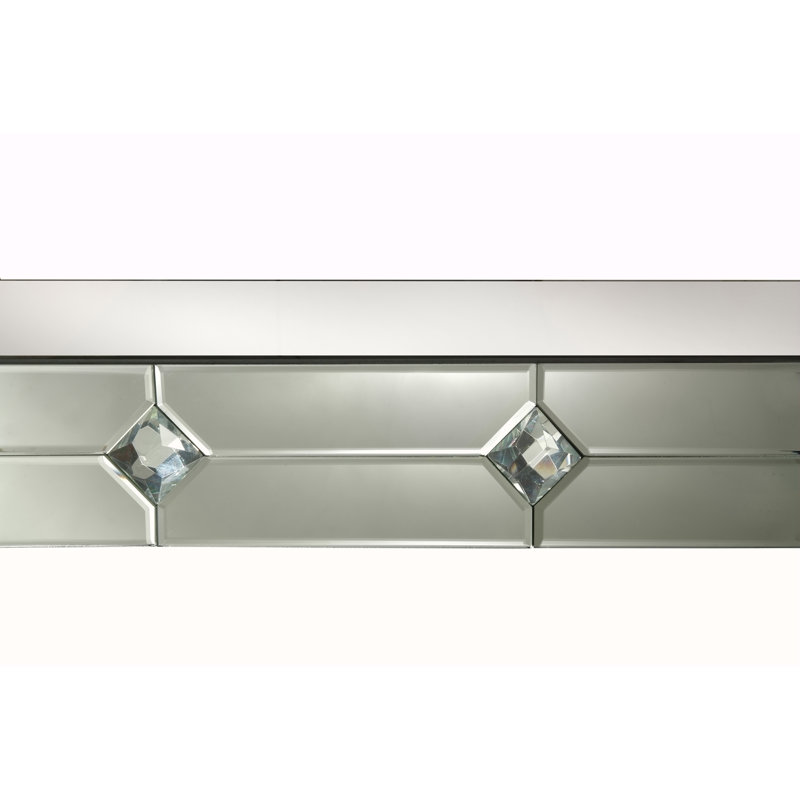 Console miroir et faux strass (assemblée)
