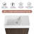 30'' Single Bathroom Floating Vanity with Resin Top