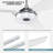 56"  3 - Blade LED Smart DC Ceiling Fan with Remote Control and Light Kit Included-431045352