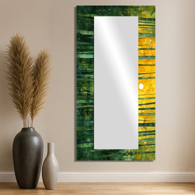 «Arashi Yama Bamboo Forest In China», art mural miroir décoratif floral, imprimé sur métal