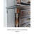 American-style Rubberwood Multifunctional Jewelry Cabinet
