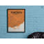 « toronto city map », impression sur affiche, reproduction d’art orange-22634125