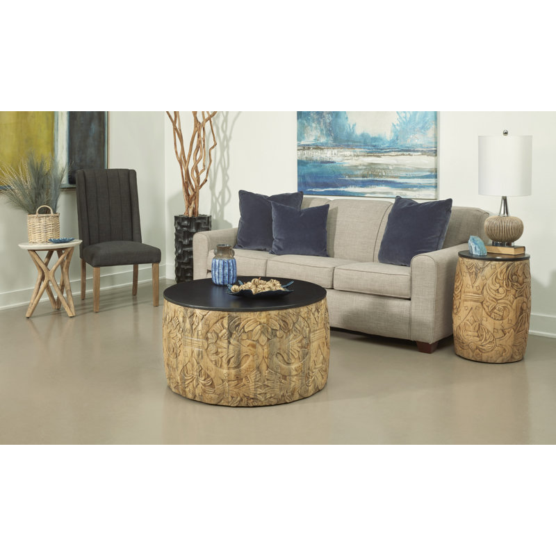 Marble Top End Table