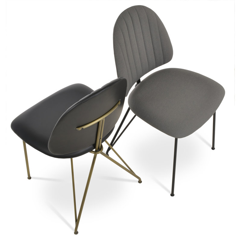 Chaise d'appoint Nostrand en gris