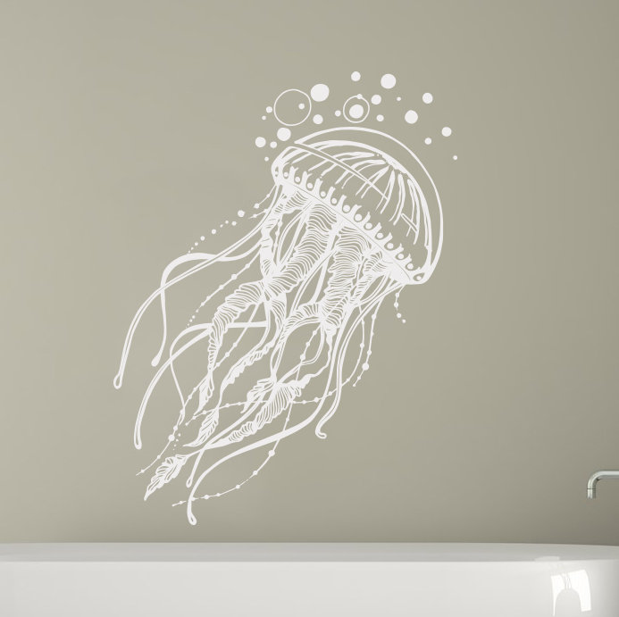 Non-Wall Damaging Wall Decal, White