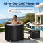 Baignoire portative de 105 gallons pour immersion en eau froide avec isolation à 6 couches