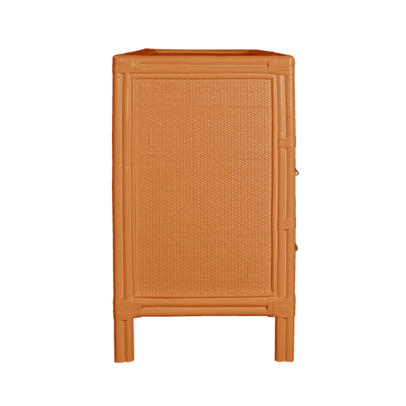 Aruba 8 - Drawer Dresser, Citrus Orange