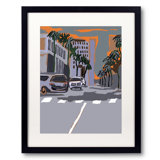 Little Santa Monica Boulevard Print by Deborah Blum