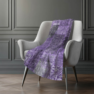 Addison Machine Washable Sherpa Throw Blanket