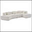 Canapé en forme de L de 140 po Boneless Modern Minimalist-1397108123