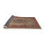 Tapis brun à motif oriental-1380977848
