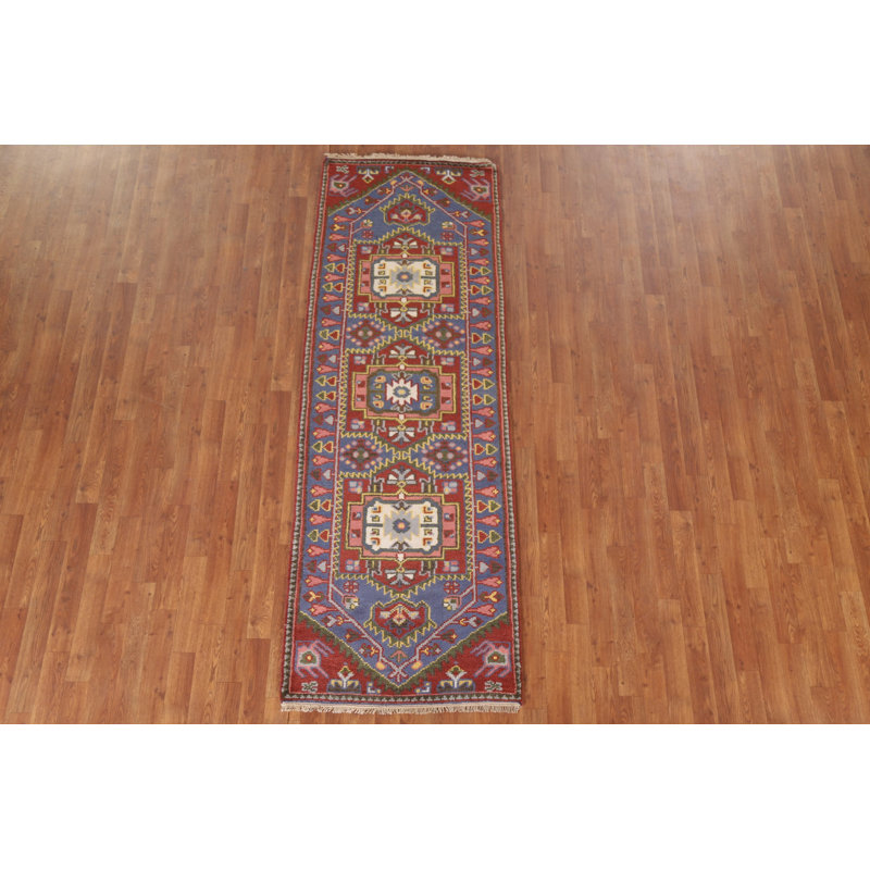 Tapis de couloir oriental géométrique 3x9