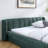Queen Size Upholstered Bed Frame-214758374