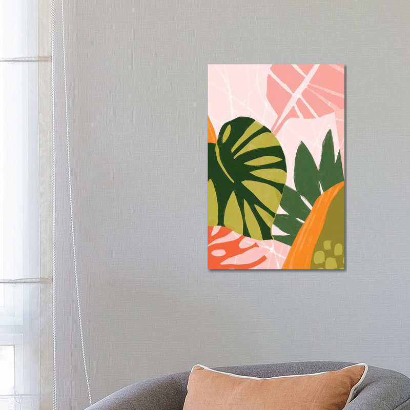 Jungle Collage I by June Erica Vess - Wrapped Canvas Print, 66.04 cm H x 45.72 cm W x 3.175 cm D