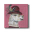 Lama et abeille - peinture sur toile tendue-38844061