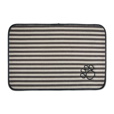 Guidi Striped Orthopedic Fabric Pet Bed