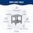 Auron 15.8" W Rectangular Side Table-2140831568
