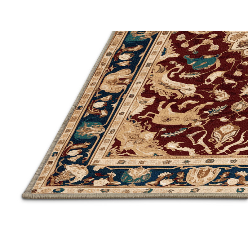 Tapis brun lavable à la machine