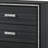 Haiden Weathered Black Finish Dresser