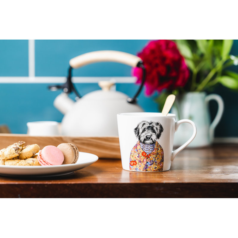 Tipperleyhill Cockapoo Print Porcelain Mug, 380ml