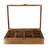 Wooden Spice Box with 12 Containers with Wooden Spoon