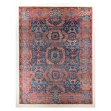 Handmade Cotton and Wool Oriental Area Rug