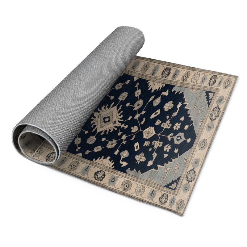 Tapis d'intérieur et d'extérieur surteint beige, Rectangulaire 3 pi x 5 pi