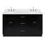 Meuble-lavabo double autoportant 60 po avec plateau en quartz Abell-94003720