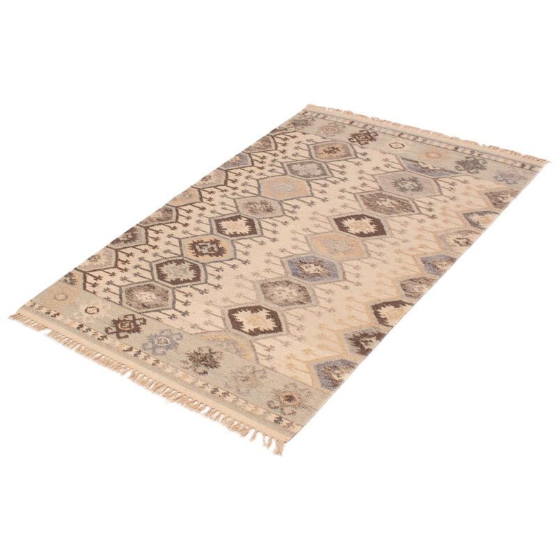 Ankara FW Cream Kilim 5'1" x 8'2"