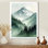 Art marocain sur toile, montagnes marocaines