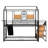 Allegonde Kids Twin Over Twin Bunk Bed-701799311