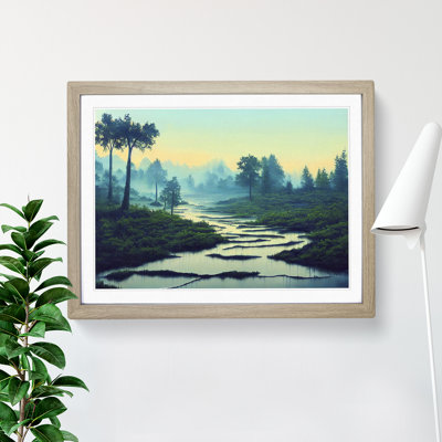 Elegant Pond - Single Picture Frame Print