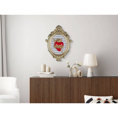 Open Corner Frame Print on Wood