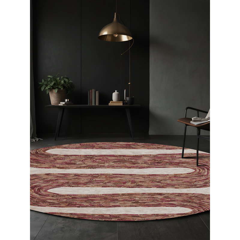 Tapis brun soyeux et moelleux, Tapis de couloir 2 pi x 5 pi