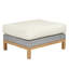 Azores Outdoor Teak Ottoman-59015345-99025416