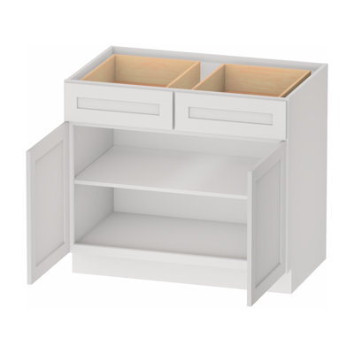 Kindwood Eco Shaker Ready-to-Assemble Base Cabinet with Doors and Drawer