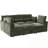 U-Shaped Sectional Sofa With Movable Ottoman, Two USB Ports And A Phone Holder-1263237426