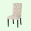 Chaise d'appoint capitonnée Patryck