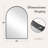 Arch Metal Arched Wall Mirror-1606891550-1606891548