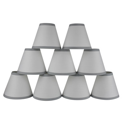 5 in. H Cotton Empire Lamp Shade